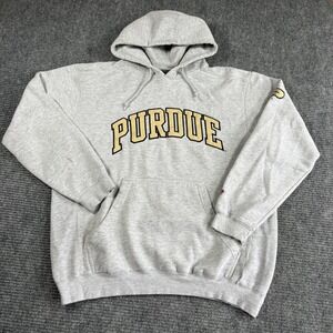 P2 Pro Player Purdue Boilermakers Hoodie Mens Large Gray NCAA Sweatshirt 3200